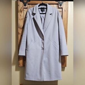 Dynamite Lilac Drop Shoulder Oversized Trench Coat Small